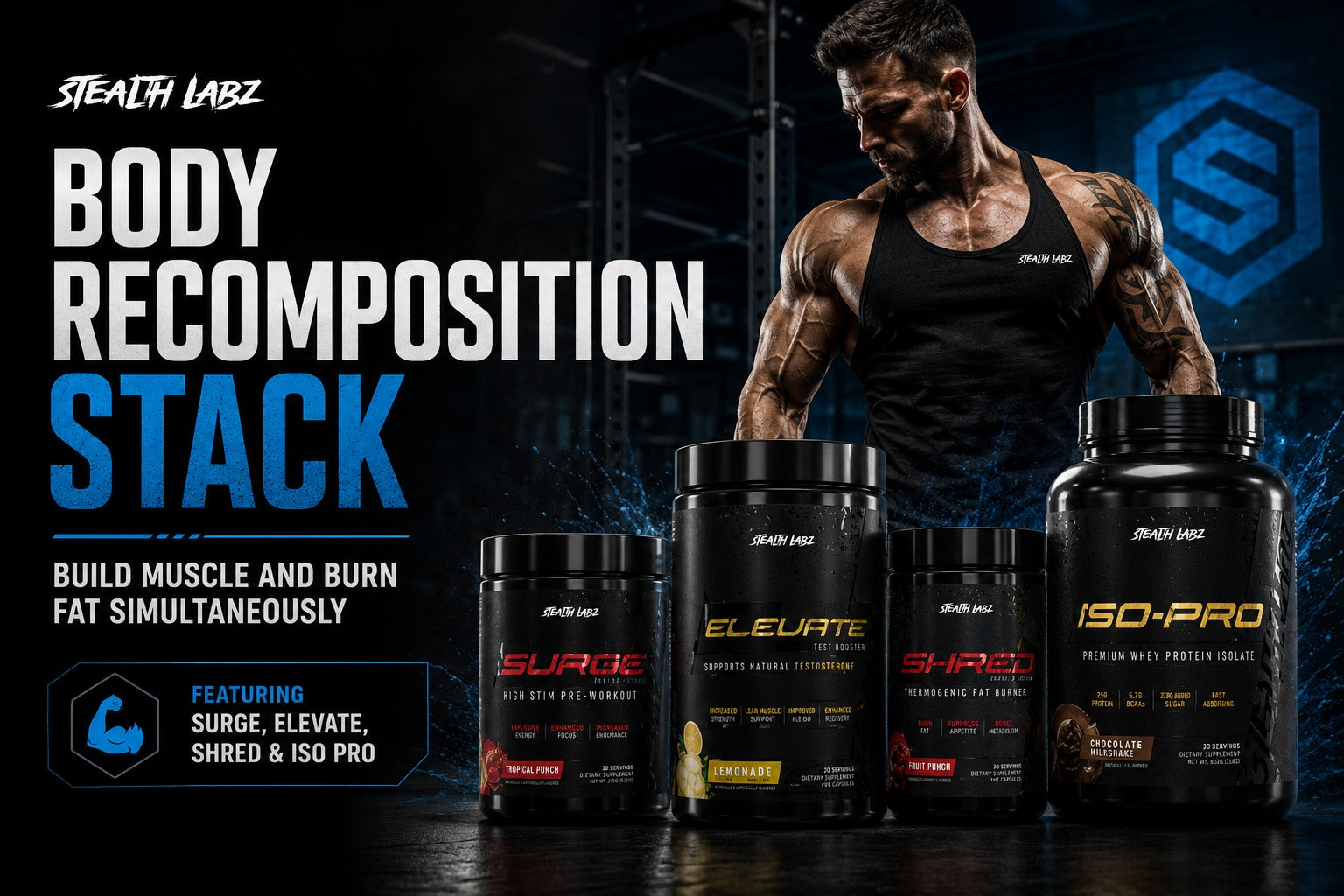 Body Recomposition Stack — Build Muscle and Burn Fat Simultaneously