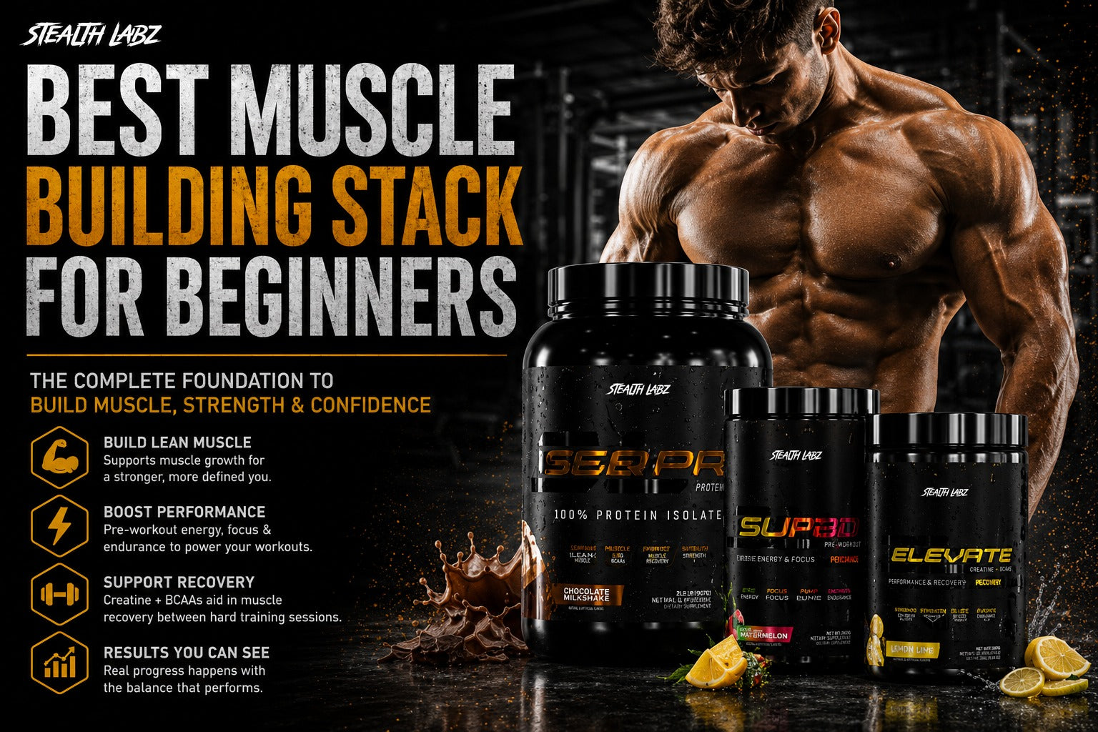 Best Muscle Building Supplement Stack for Beginners