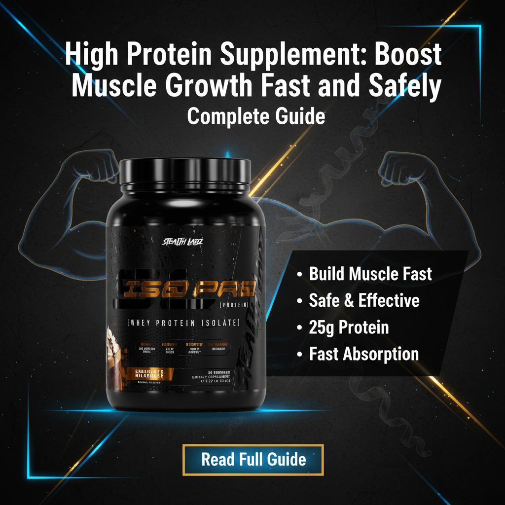 High Protein Supplement: Boost Muscle Growth Fast and Safely