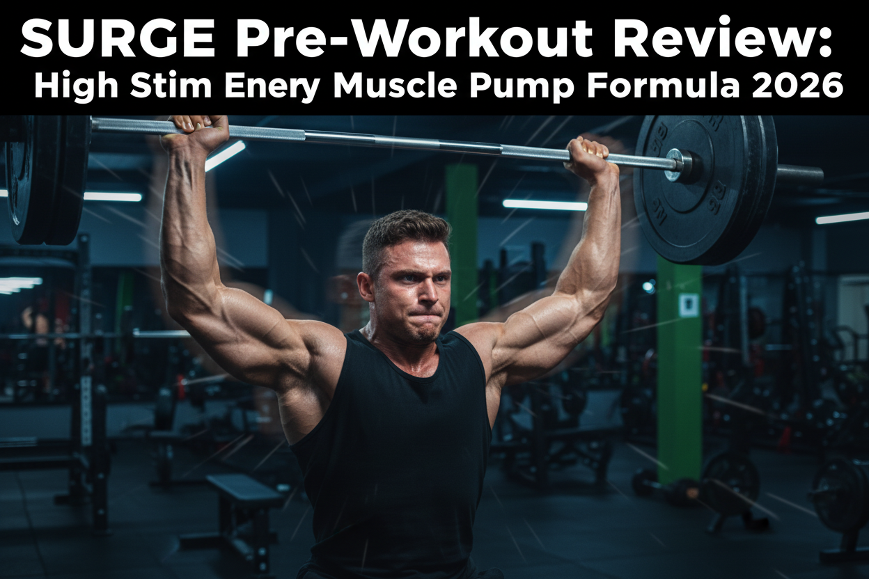 SURGE Pre-Workout Review: High Stim Energy & Muscle Pump Formula 2026