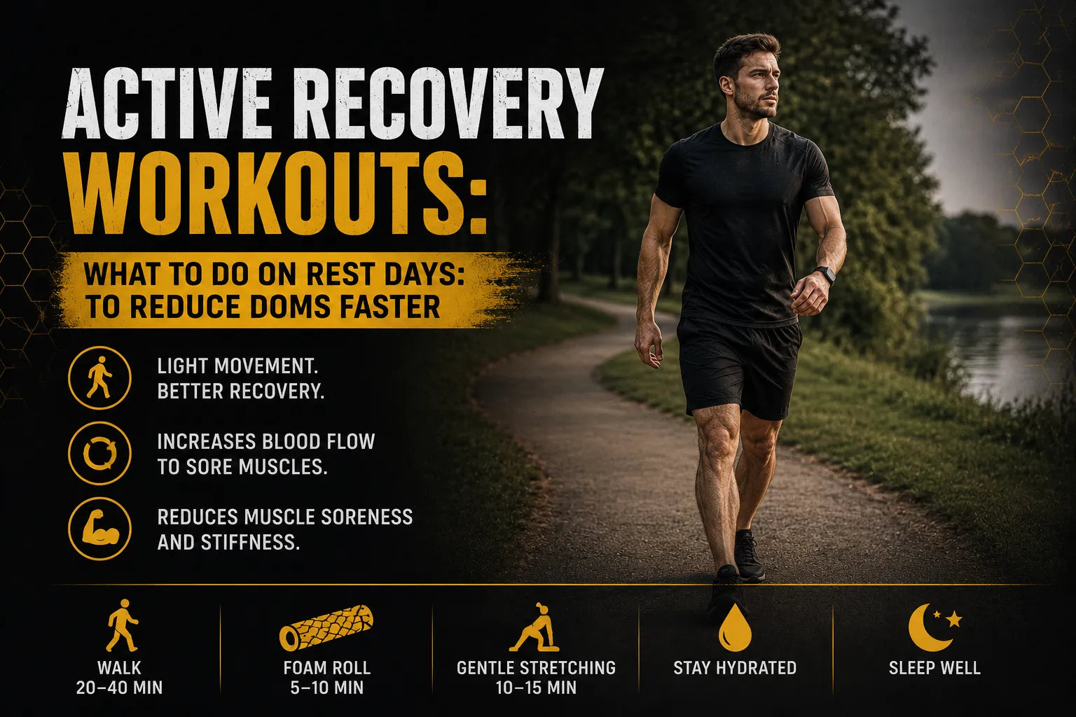 Active Recovery Workouts What to Do on Rest Days to Reduce DOMS Faster