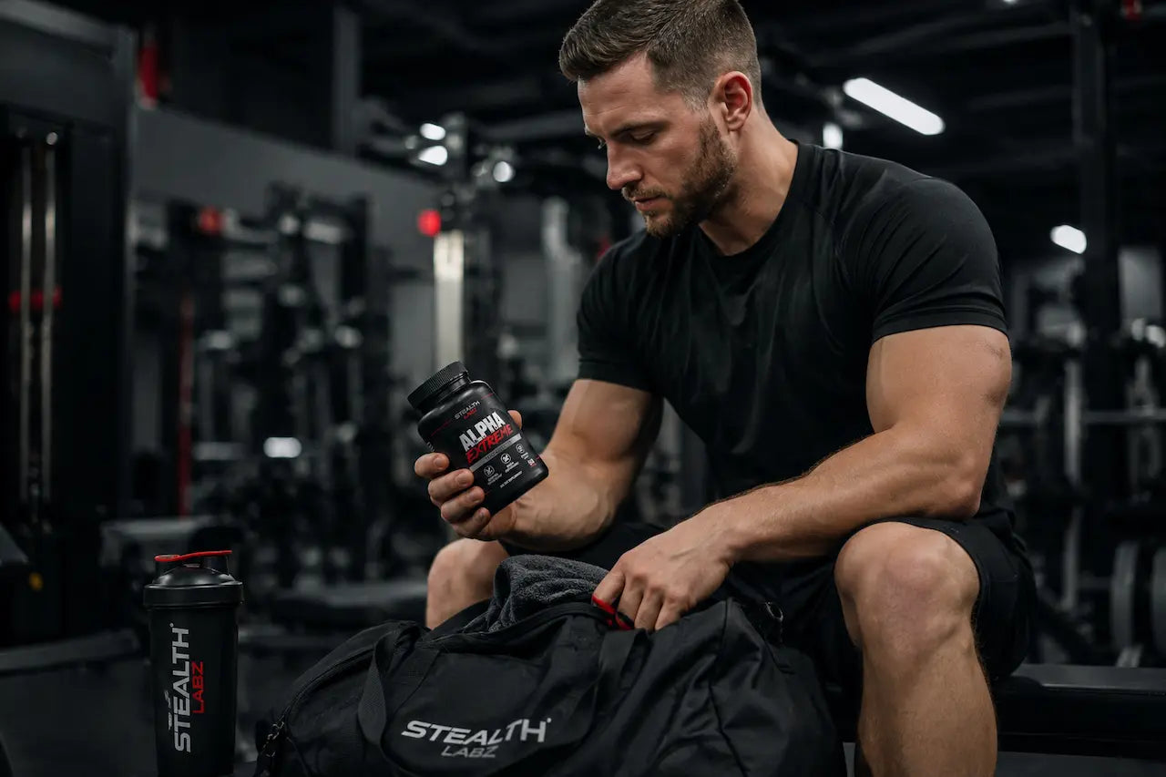 natural testosterone booster for men and gym performance support