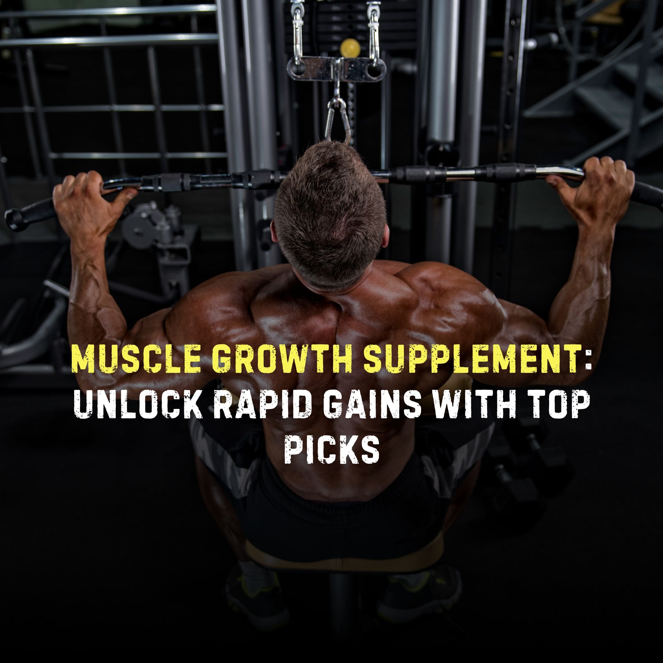 Muscle Growth Supplement: Unlock Rapid Gains with Top Picks