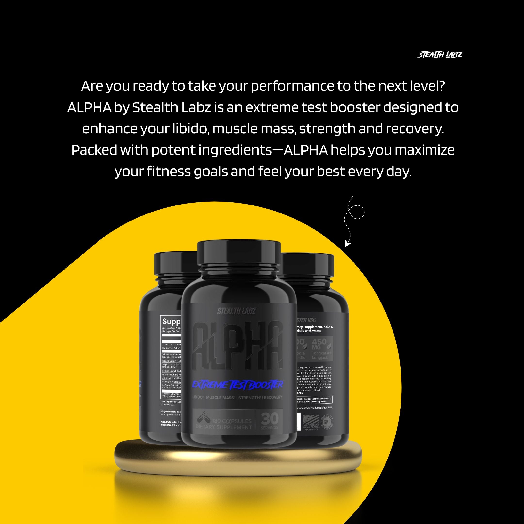 Achieving peak physical performance on optimal testosterone levels - Stealth Labz