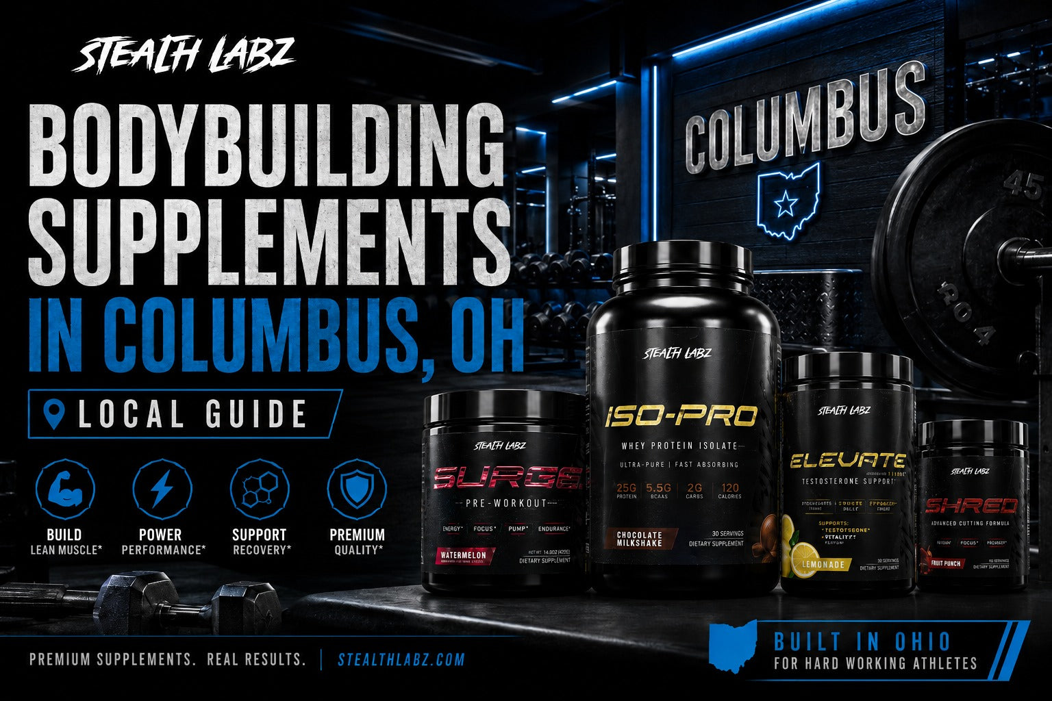 Bodybuilding Supplements in Columbus, OH — Local Guide