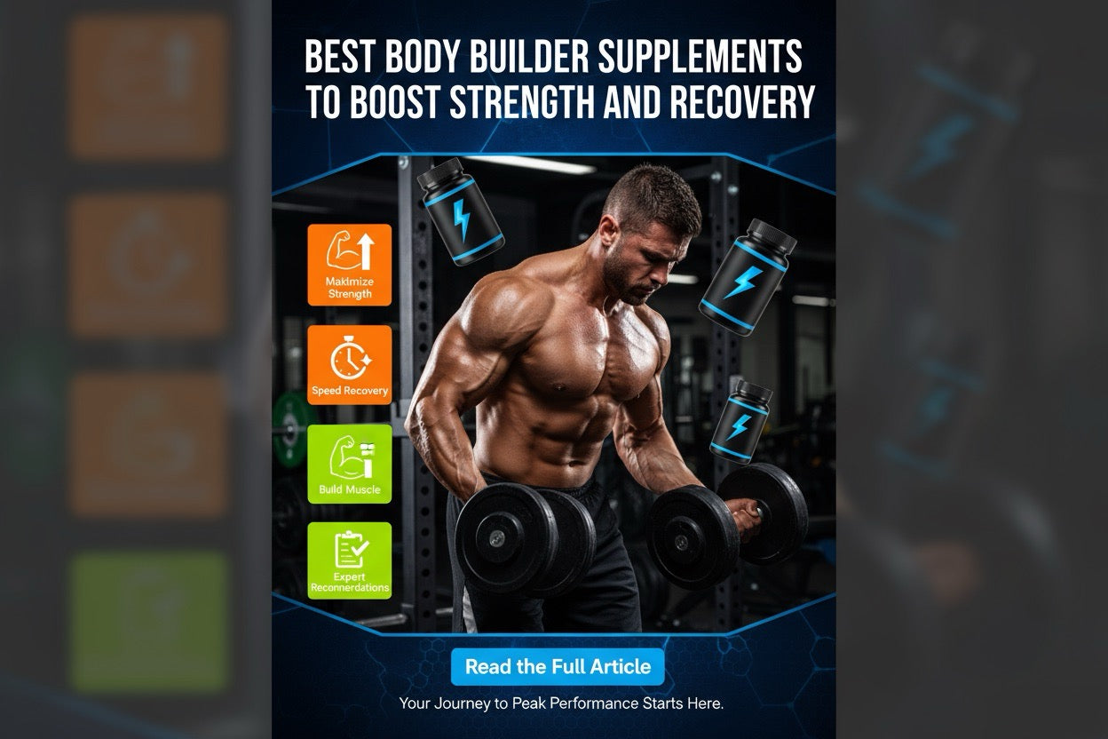 Best Body Builder Supplements to Boost Strength and Recovery